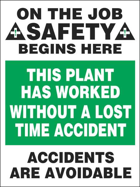 Poster, Safety/Quality, 24x18 In