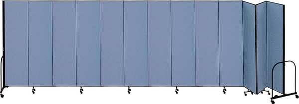 Partition, 24 Ft 1 In W x 4 Ft H, Blue