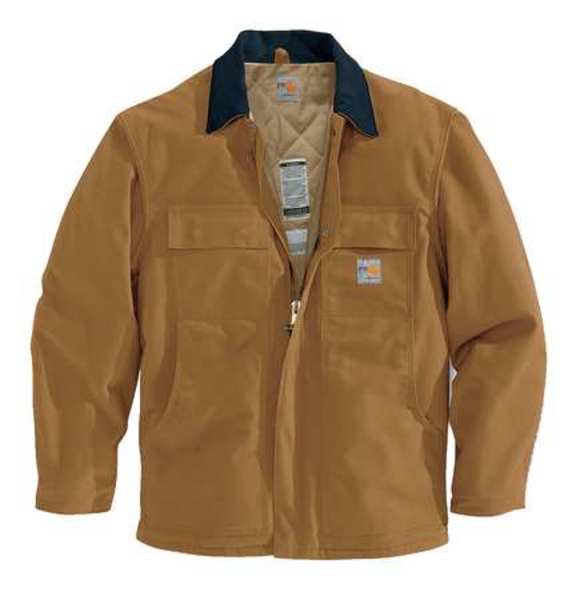 Carhartt Flame Resistant Duck Coat, Brown, 100% Cotton, 4XL