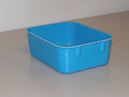 Nesting Container, Blue, Fiberglass Reinforced Composite, 6 1/8 in L, 4 7/8 in W, 2 1/8 in H