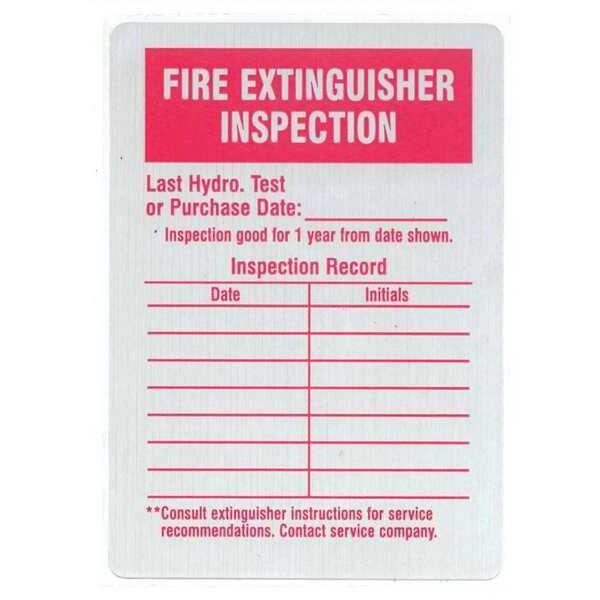 Label, Fire Inspection, PK25