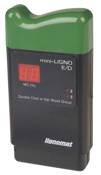 Mini Moist Meter w Pin, 6 to 45 per, Digtl