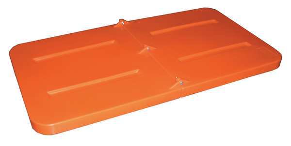 Tilt Truck Lid, Orange, Fits 1/3 cu. yd.
