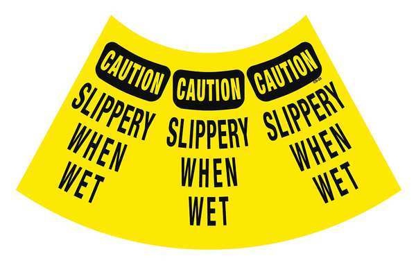 Traffic Cone Collar, Aluminum and Plastic, 10 1/2 in H, Yellow