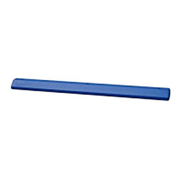 Parking Curb, HDPE, 4 in H, 6 ft L, 8 in W, Blue