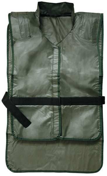 Vest, Gray, Butyl Rubber