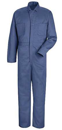 Coverall, Chest 56In., Blue