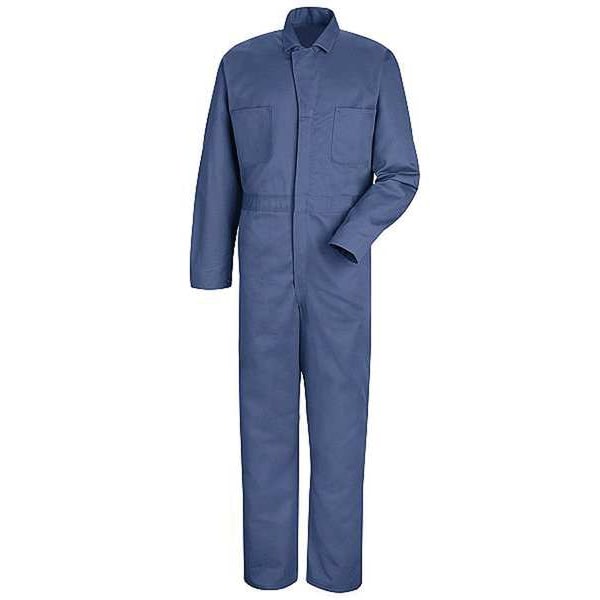 Coverall, Chest 52In., Blue
