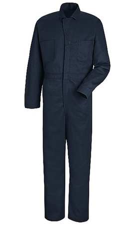 Coverall, Chest 52In., Navy