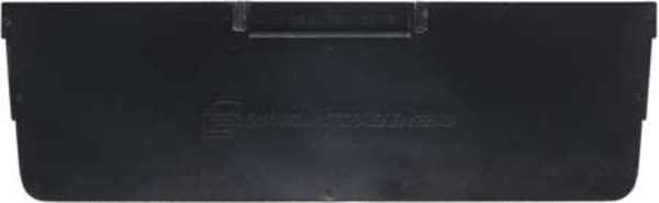 Plastic Divider, Black, 10 1/2 in L, 3 1/2 in W, 3 in H