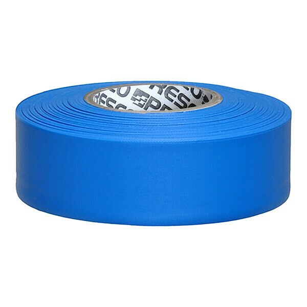 Taffeta Flagging Tape, Blu, 300ft, 1-3/16In
