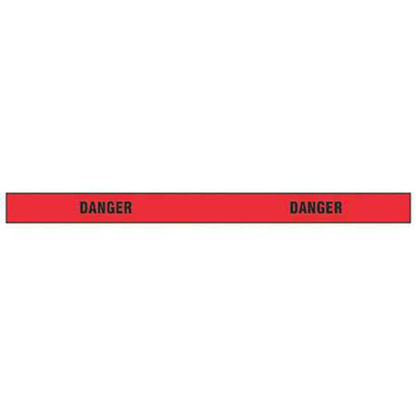 Barricade Tape, Red/Black, 180 ft x 2 In