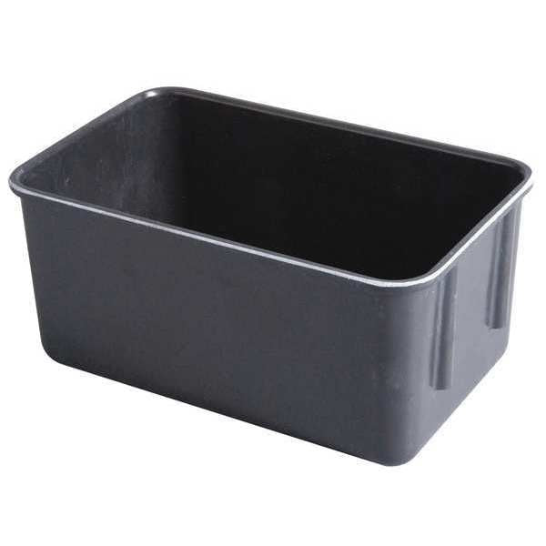 Nesting Container, Black, Fiberglass Reinforced Composite, 9 3/4 in L, 6 1/8 in W, 4 1/2 in H