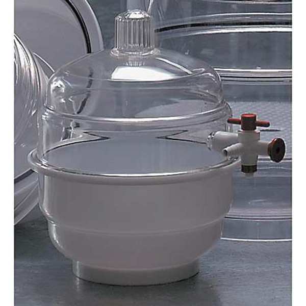 Space Saver Vacuum Desiccator, 6-3/4 Dia.