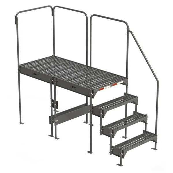 Custom Work Platform, 4 Steps, Modular, 35