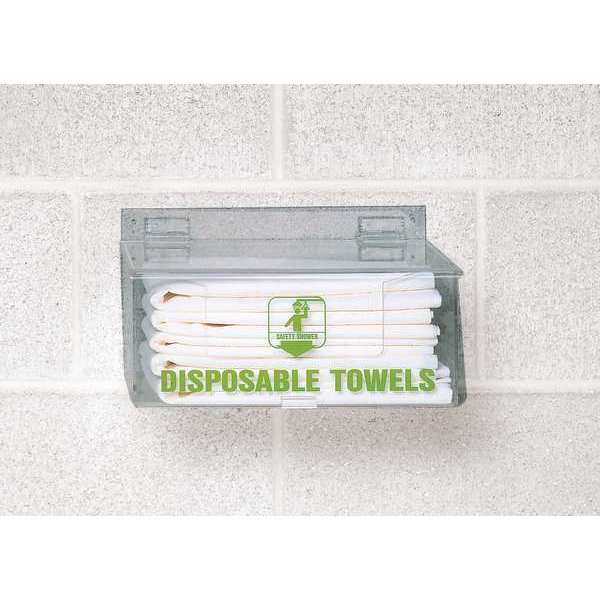 Disposable Bath Towels, White, PK6