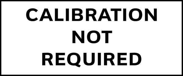 Calibration Label, English, 5/8in H, PK350, TCSL2-21005