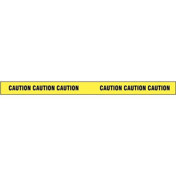 Barricade Tape, Yellow/Black, 180ft x 2 In