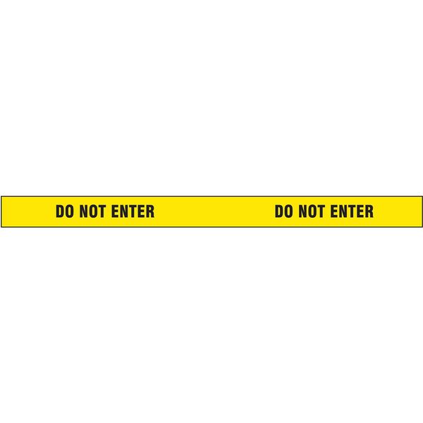 Barricade Tape, Yellow/Black, 180ft x 2 In