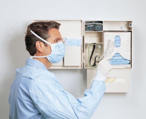 Glove Dispenser, 6-1/4 In. H, 10-1/2 In. W