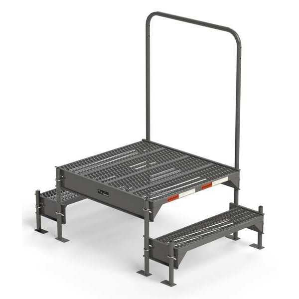 Custom Work Platform, 2 Steps, Modular, 35