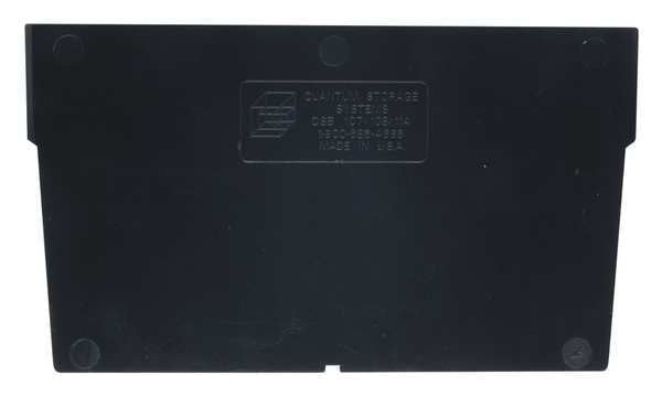 Plastic Divider, Black, 7 1/8 in L, 3 in W, 4 in H