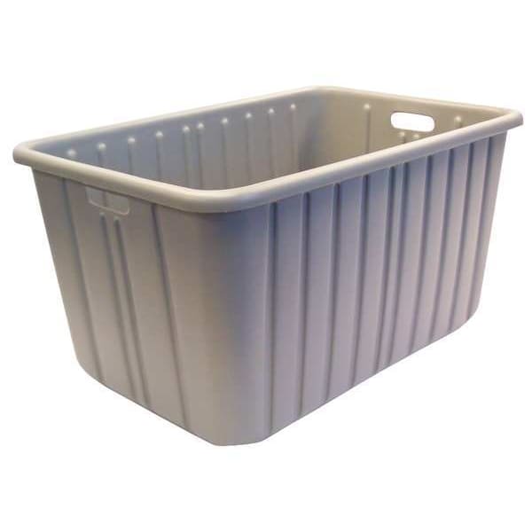 Nesting Container, Gray, Fiberglass Reinforced Composite, 28 1/2 in L x 19 in W x 15 in H