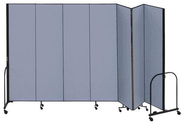 Partition, 13 Ft 1 In W x7 Ft 4 In H, Blue