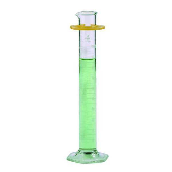 Graduated Cylinder, 100mL, Glass, Clear