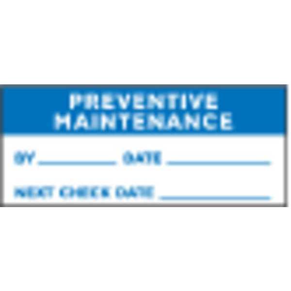 Inspection Label, ENG, Maintenance, PK350, TCSL2-39528