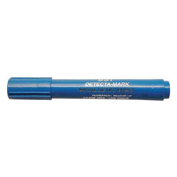 Permanent Metal Detectable Permanent Marker, Blue Color Family