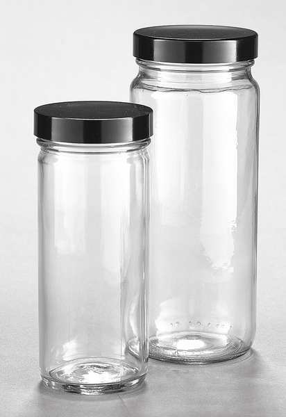 Straight Tall Jar, 1000mL, 170mm H, PK12
