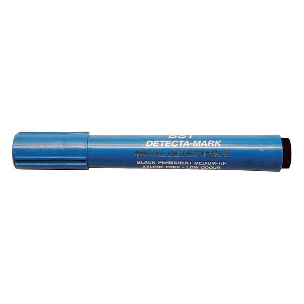 Permanent Metal Detectable Permanent Marker, Black Color Family