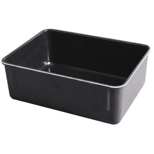 Nesting Container, Black, Fiberglass Reinforced Composite, 11 3/4 in L, 8 3/4 in W, 4 1/8 in H