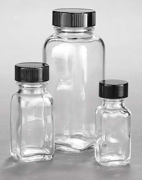 Square Bottle, 15mL, 62mm H, PK576