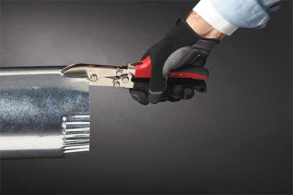 Pipe Crimper, 9 In L, Nickel Plated Stl