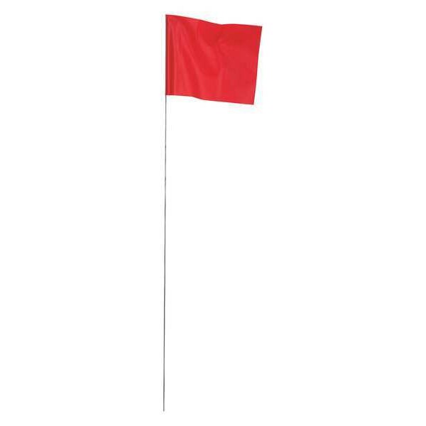 Marking Flag, Red, Blank, PVC, PK100