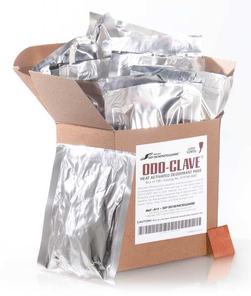 Autoclave Deodorizer, 1-1/4 In. W, PK100