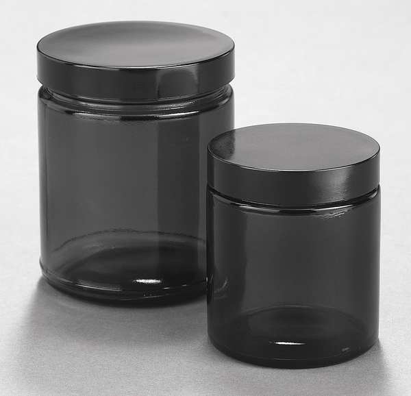 Straight-Sided Glass Jar, 8 Oz, PK24