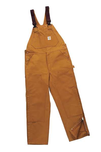 Bib Overall, Brown, 50in x 34in, 13 oz.