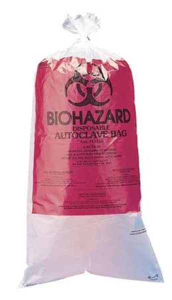 Autoclav. Biohaz. Bag, 10gal, Clear, PK100
