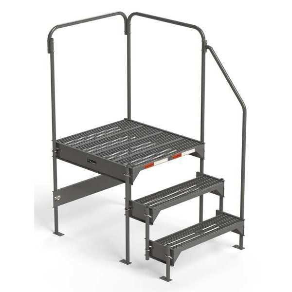 Custom Work Platform, 3 Steps, Modular, 35