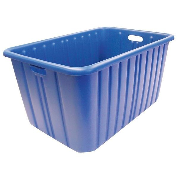 Nesting Container, Blue, Fiberglass Reinforced Composite, 28 1/2 in L x 19 in W x 15 in H