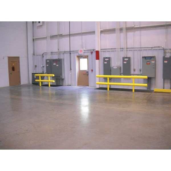 Guard Rail System, Yellow, 42 In. H, Steel