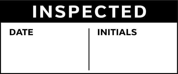 Inspection Label, English, Quality, PK225, TC3-10943
