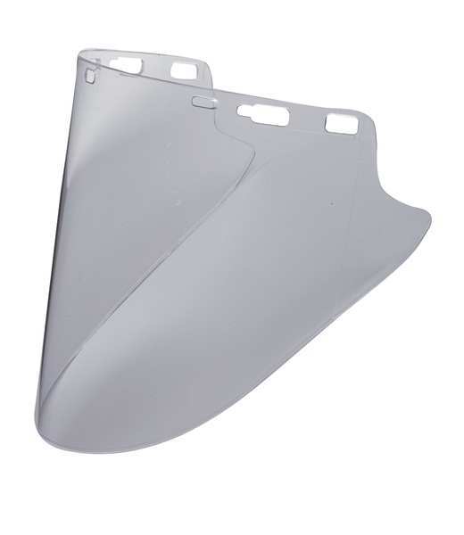 Faceshield Visor, Lexan, Clear, 10x18-1/2in