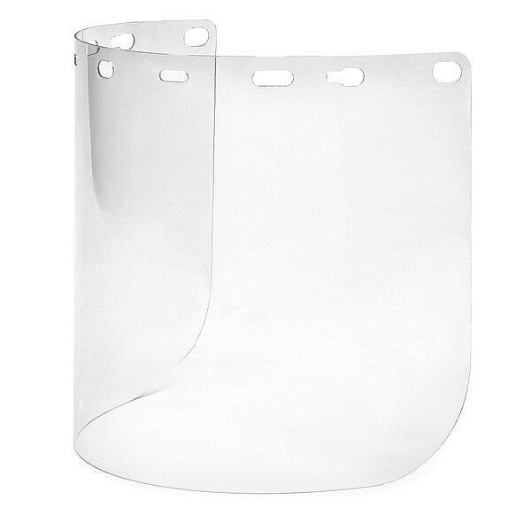 Faceshield Visor, Clear, 8x15-1/2in