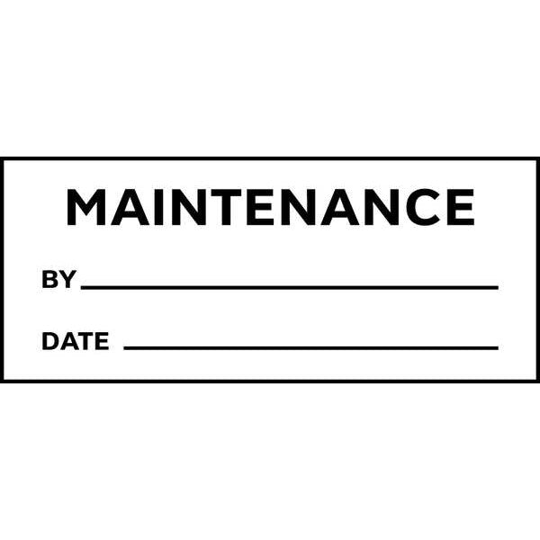 Inspection Label, ENG, Maintenance, PK350, TC-10911