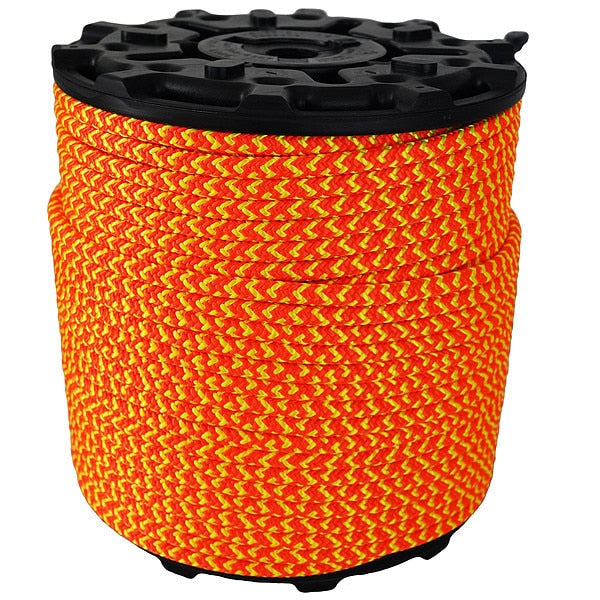 Climbing Rope, PES, 1/2 In. dia., 150 ft. L