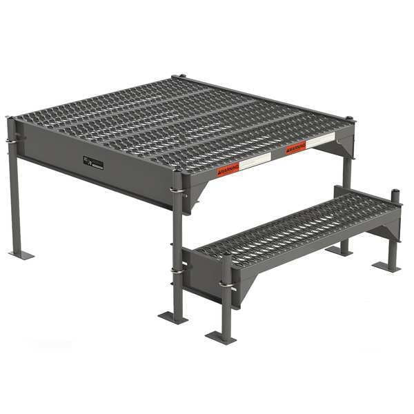 Custom Work Platform, 2 Steps, Modular, 35